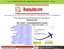 Tablet Screenshot of buyingjobs.com